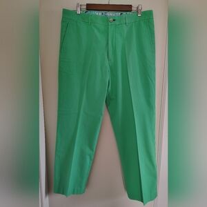 Lilly Pulitzer Mens Green Spring Golf Palm Beach Preppy Phipps Chino Pant 36